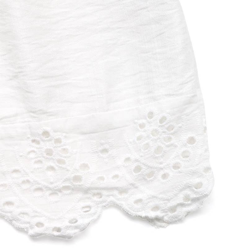 Lace patchwork casual seaside vacation skirt