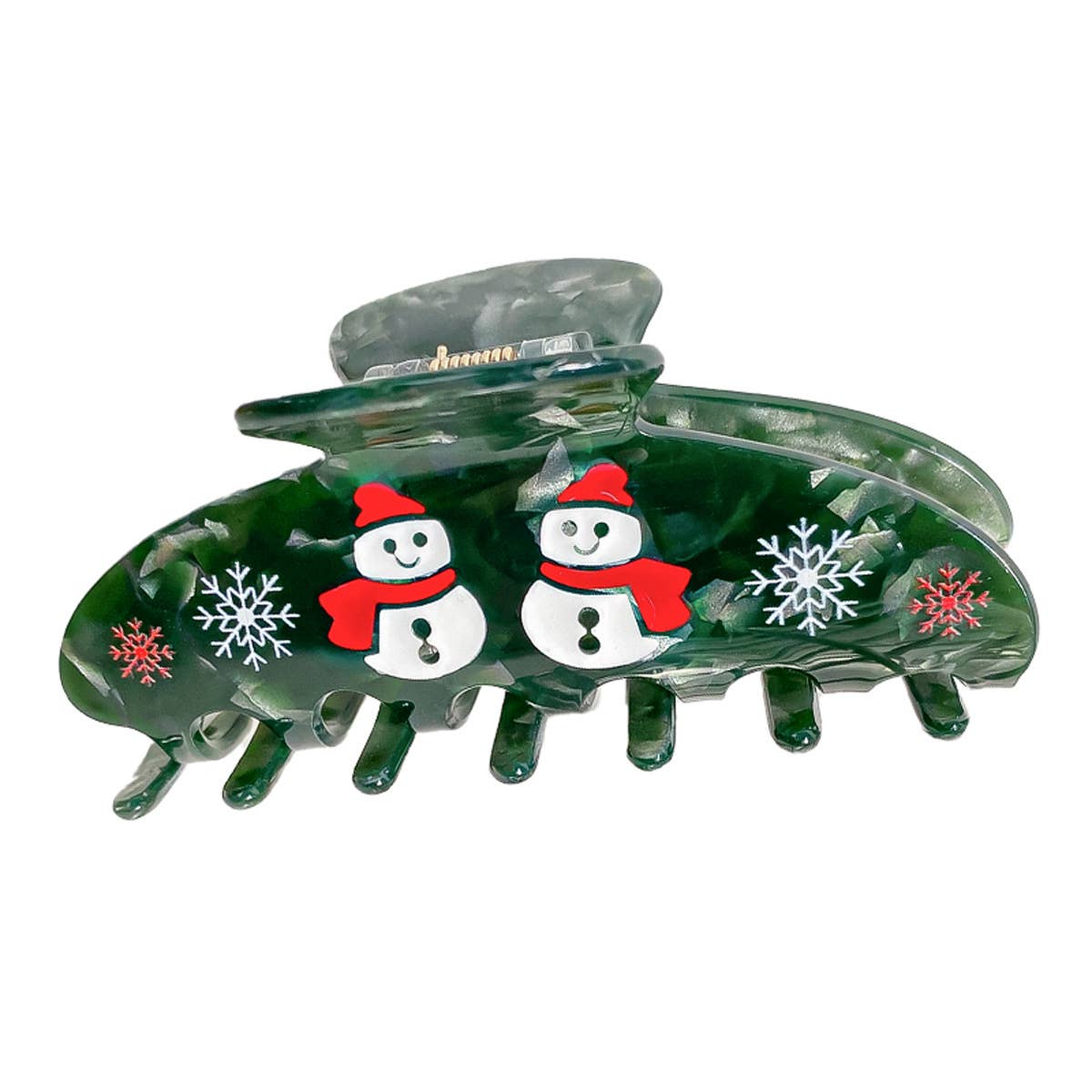 Christmas cartoon fun gingerbread man hairpin