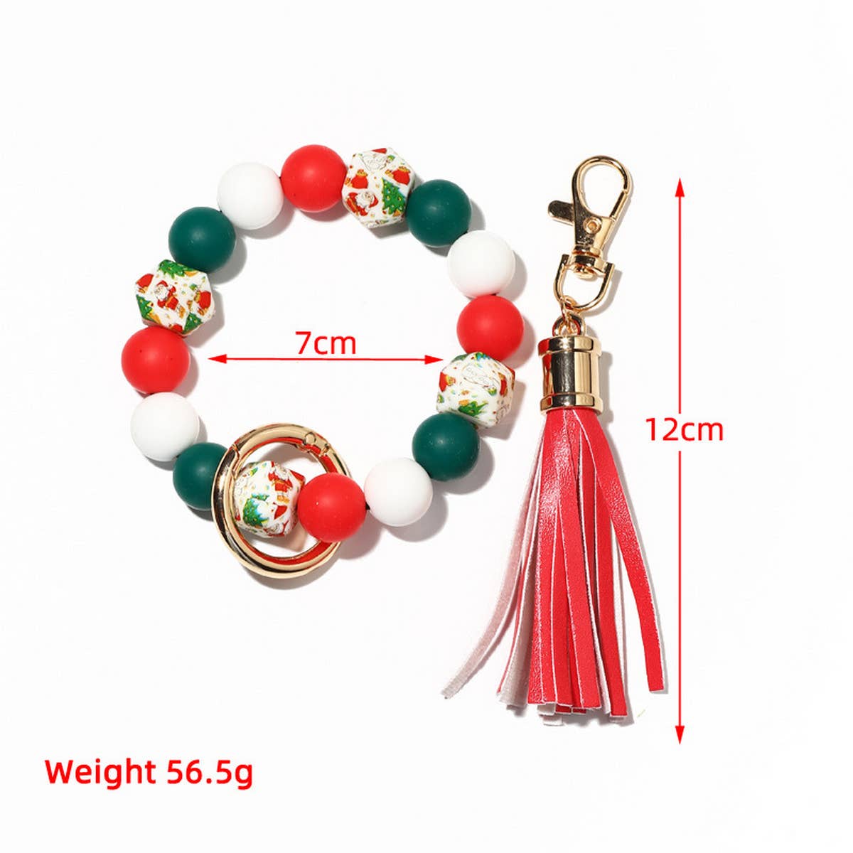 WOODEN BEAD BRACELET KEYCHAIN_CWMM1313