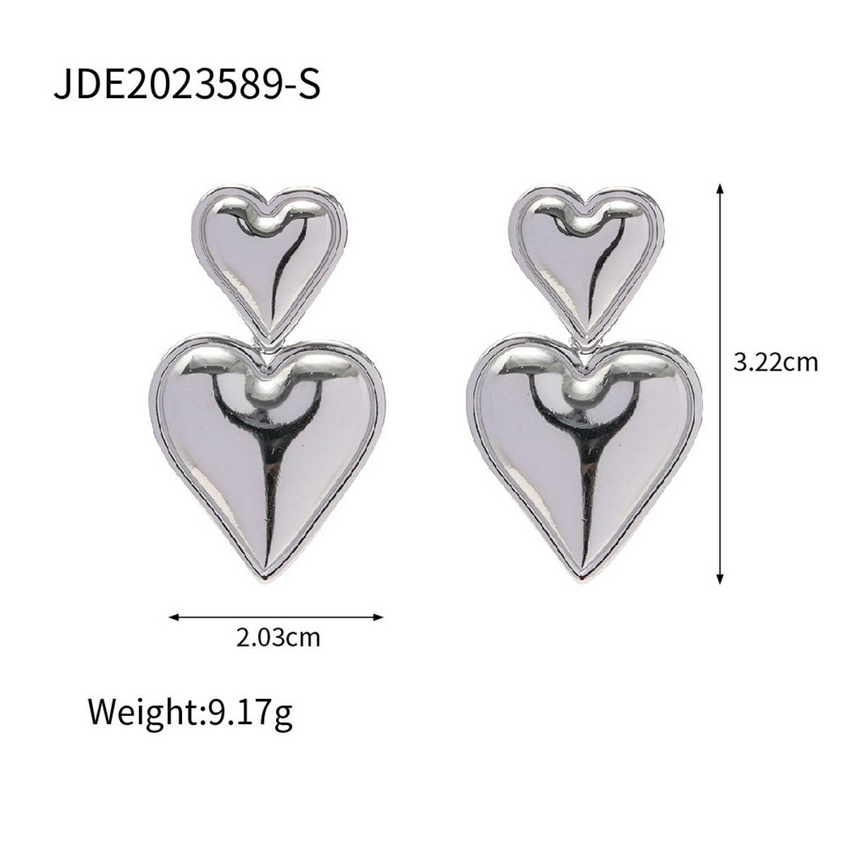 HIGH-GRADE LIGHT LUXURY TITANIUM STEEL EARRINGS
