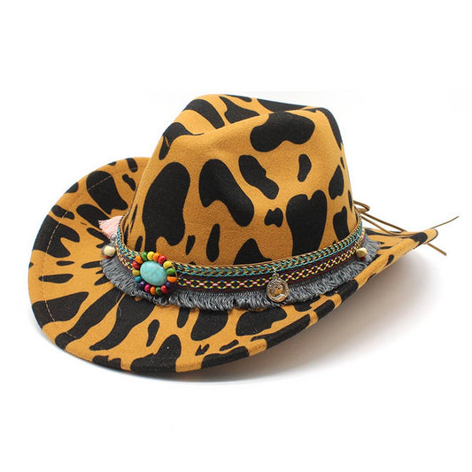 WESTERN COWBOY HAT RETRO VERSATILE CASUAL HAT_CWAH2552