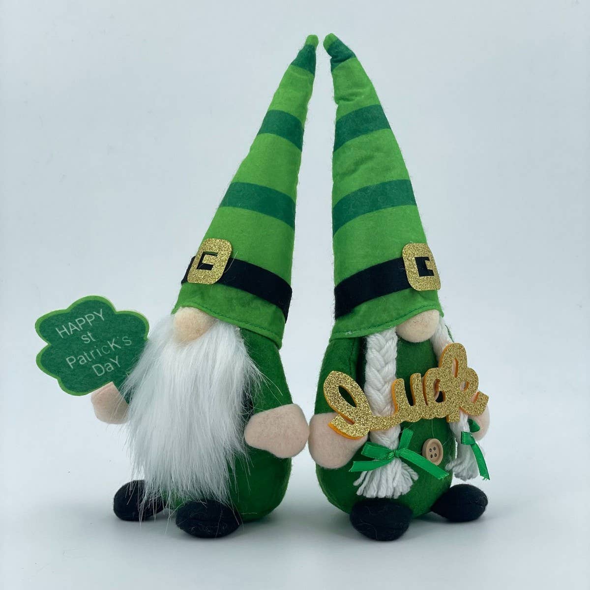 ST. PATRICK'S DAY FACELESS DOLL RUDOLPH ORNAMENT_CWMM3454
