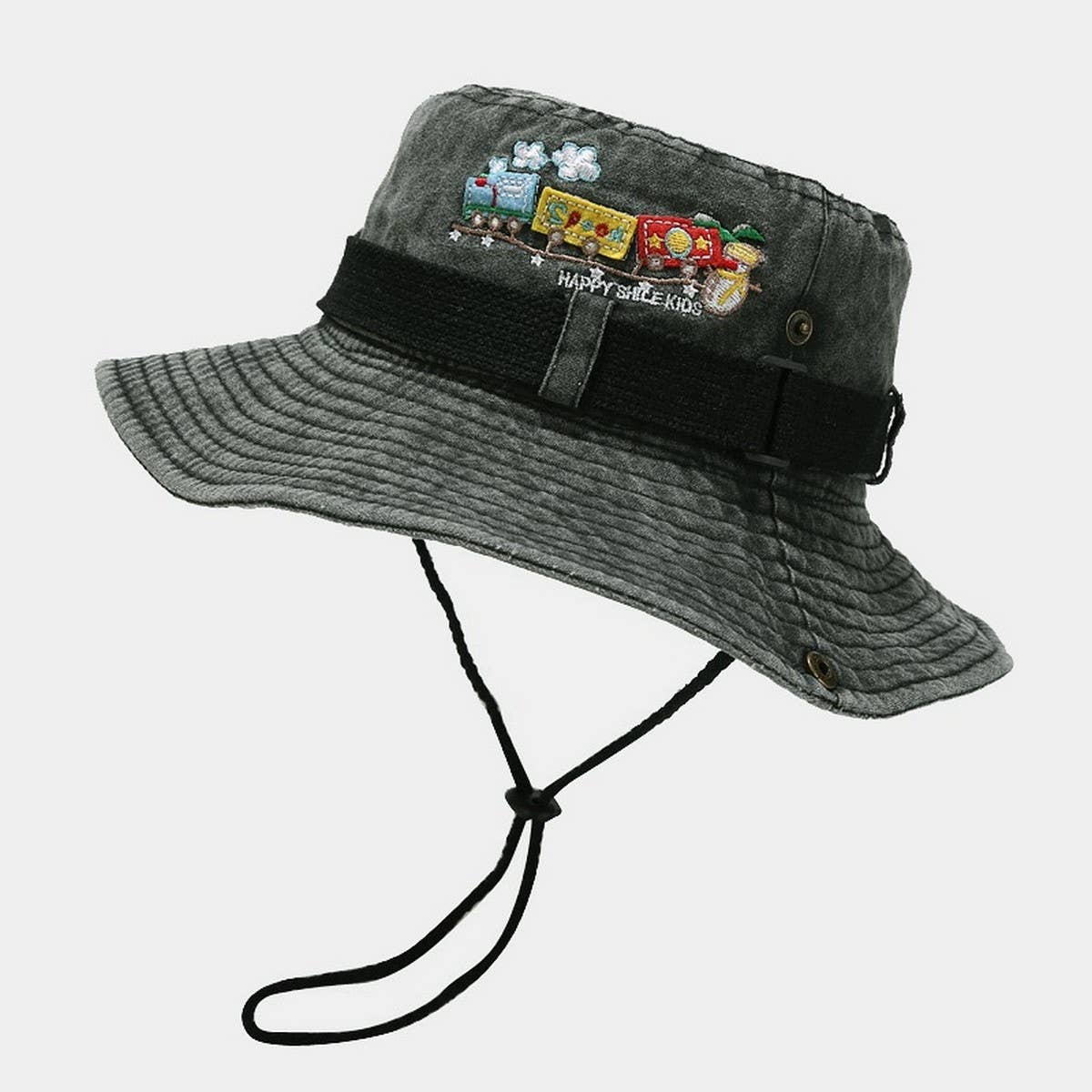 Vintage Embroidered Cowboy Bucket Hat_CWAH3834