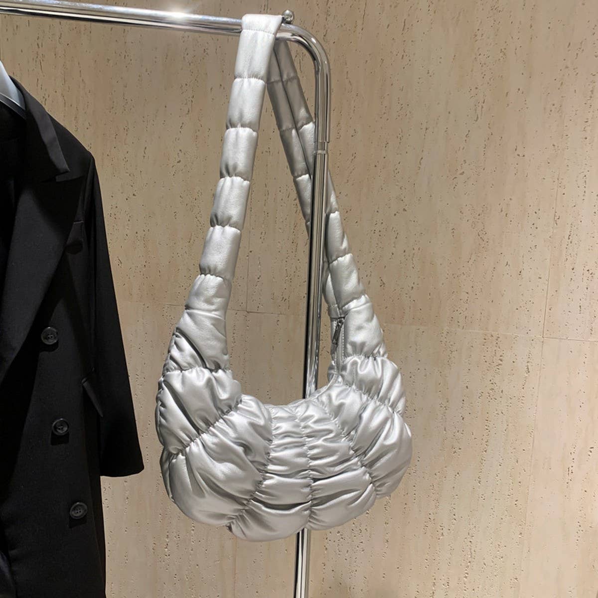 Cloud Bag Large PU Shoulder Tote_CUAB00515