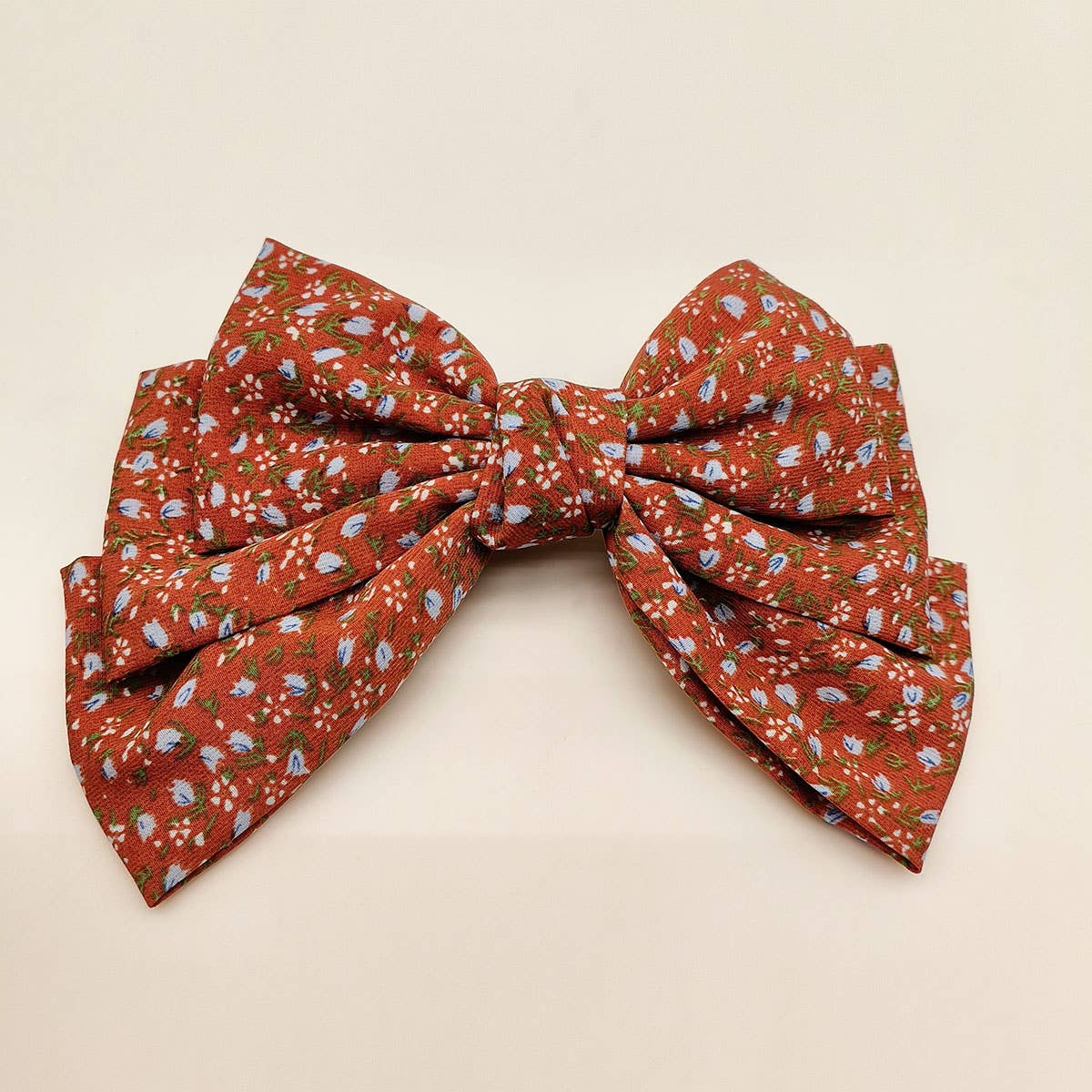 NEW THREE-LAYER KNOTTED LARGE BOW HAIRPIN_CWAHA0852