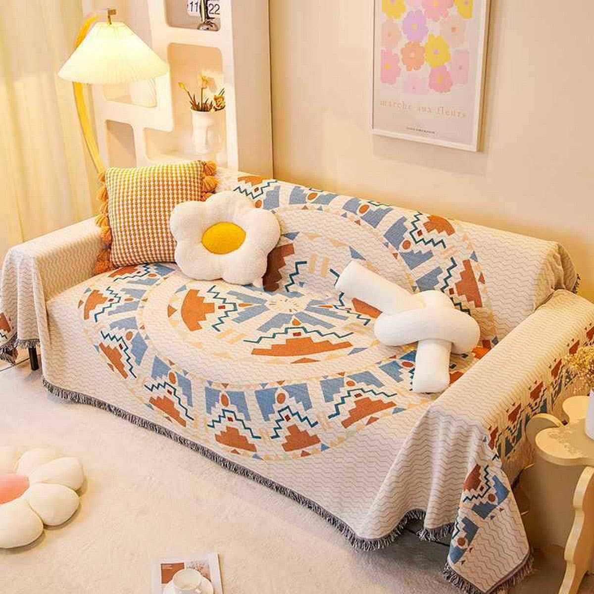 Sofa Throw Blanket for Couch, Chair & Picnic_CWMM9644