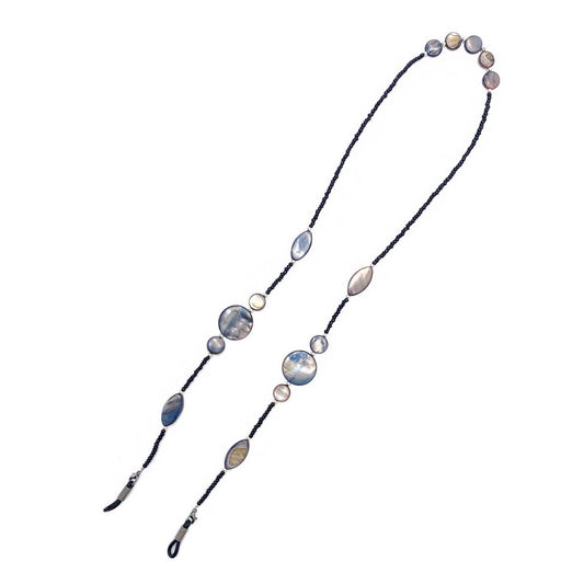 BEADED SHELL GLASS RICE BEADS GLASSES LANYARD_CWMM1171