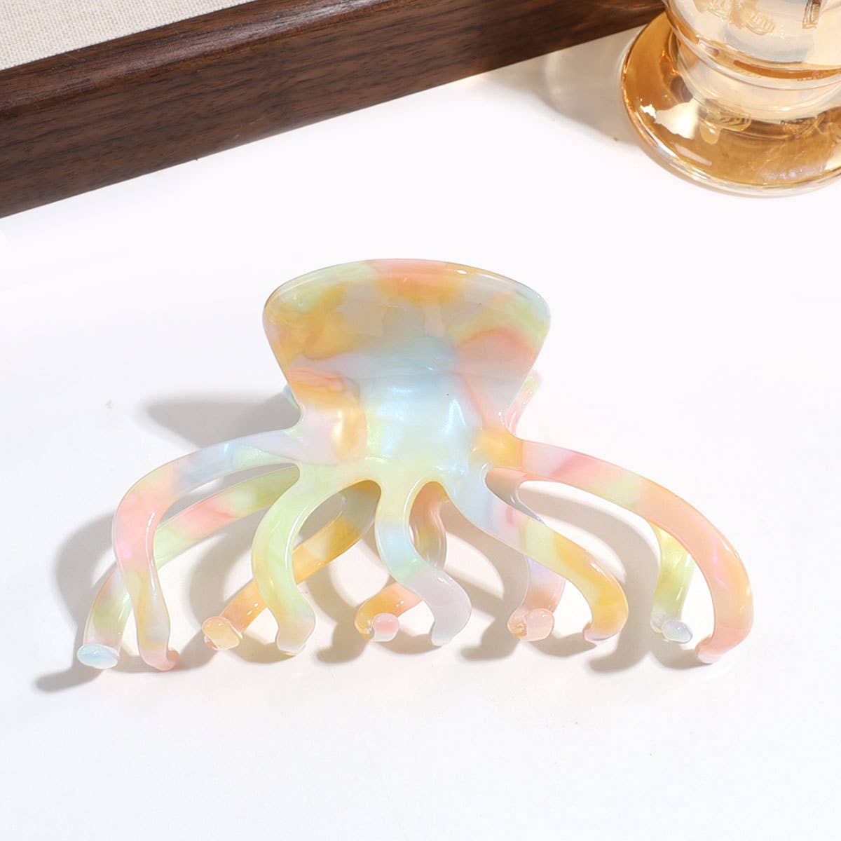 Octopus Acetate Hair Claw - Colorful Fashion Clip_CWAHA2211