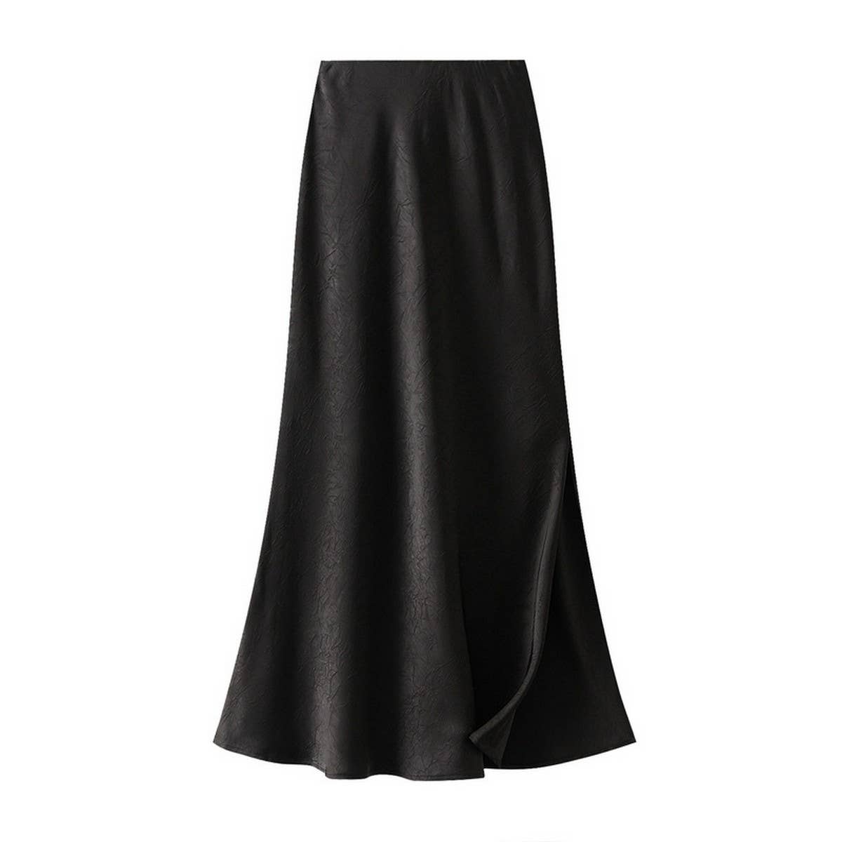 DARKPATTERN SATINFISHTAILSKIRTSLIT DRAPELONGSKIRT