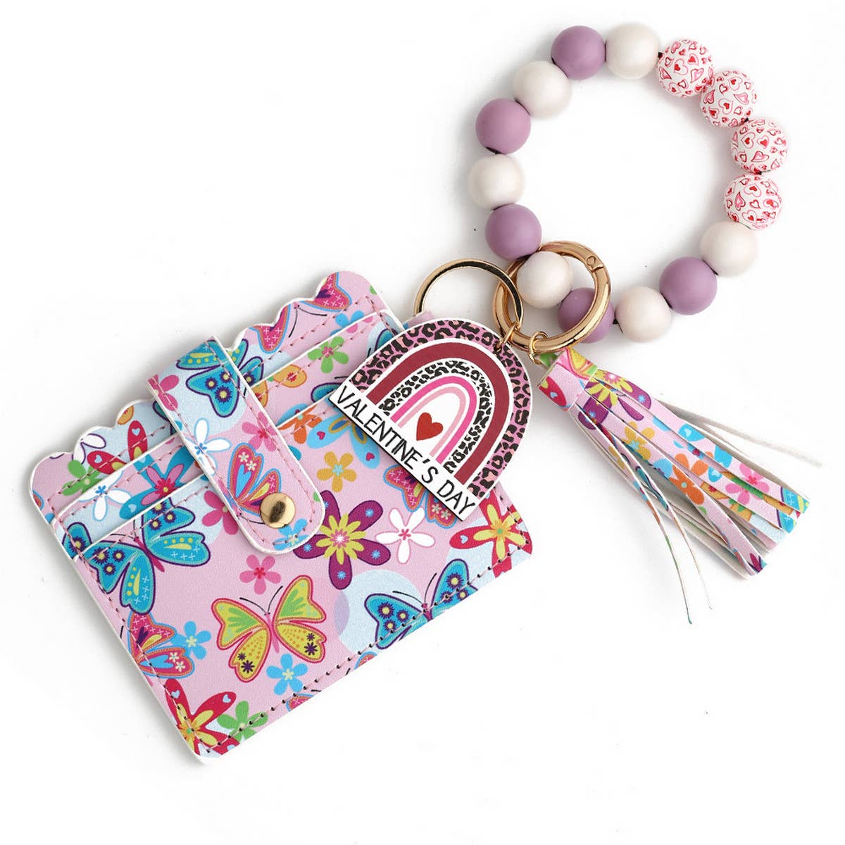 2024 NEW LOVE WOODEN BEAD KEYCHAIN_CWMM1300