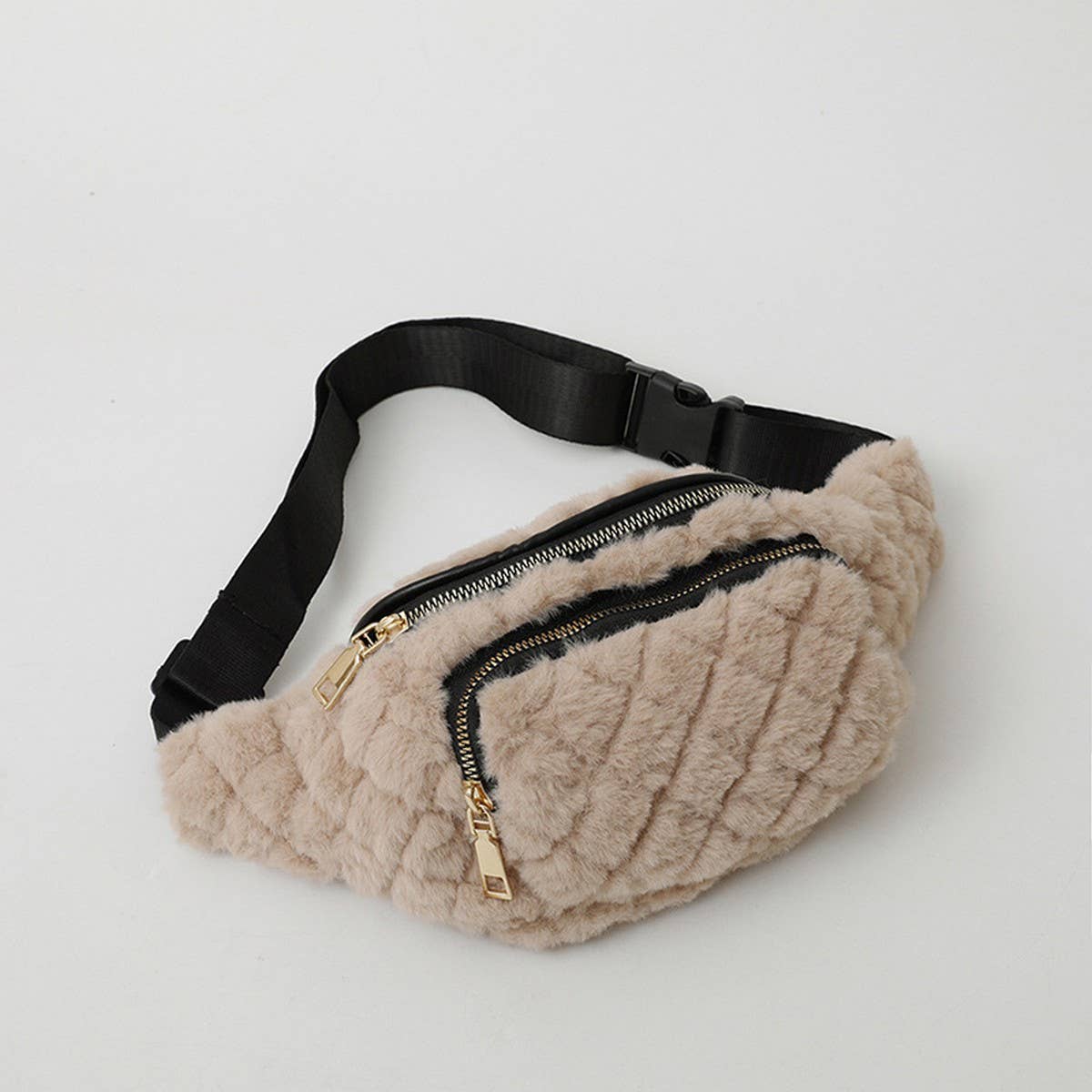 Plush Chest Bag Women Small Shoulder Crossbody_CUAB00604