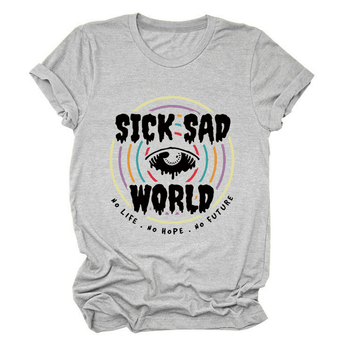 Simple Crew Neck Tee ??Comfortable Fit_CWTTS1532