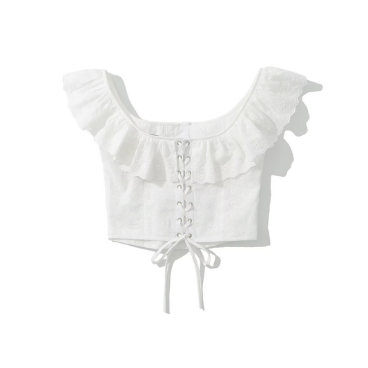 Lace Tank Top ??French Chic Casual Sleeveless_CWTHT0226