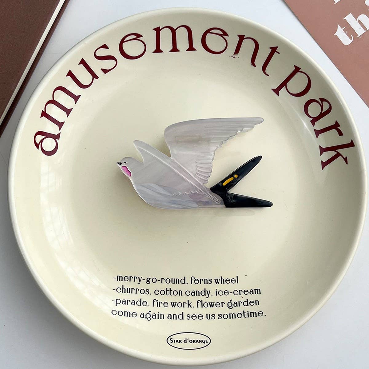 Acetate Clip??œChic Colorblock Style_CWAHA5827