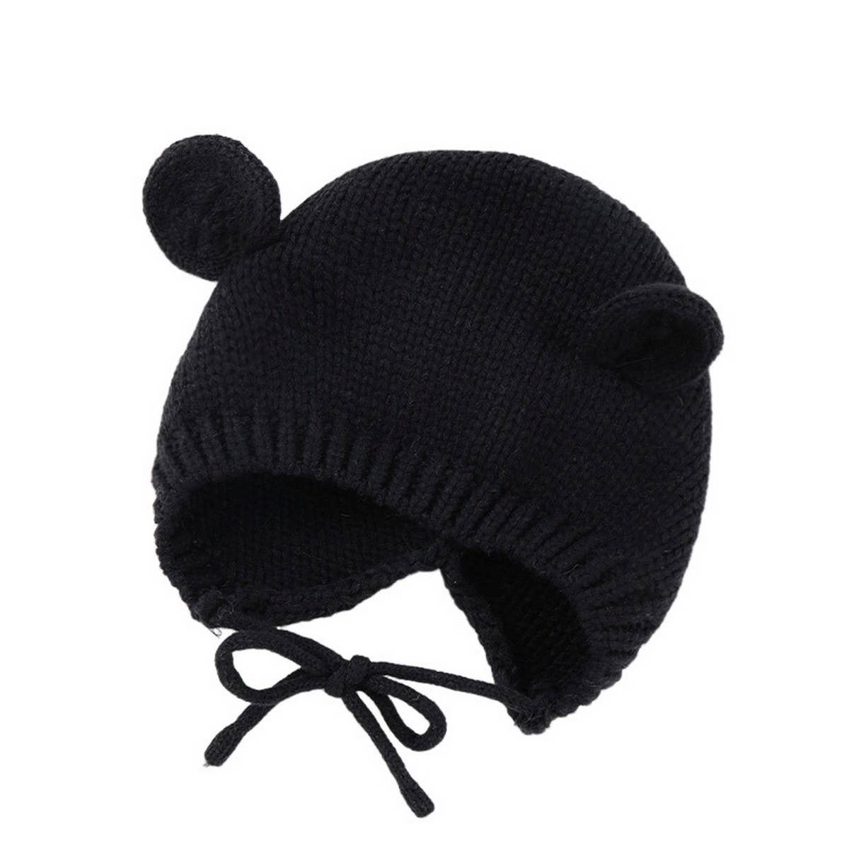 SOLID COLOR KNITTED CHILDREN'S WARM WOOLEN HAT_CWAH1746