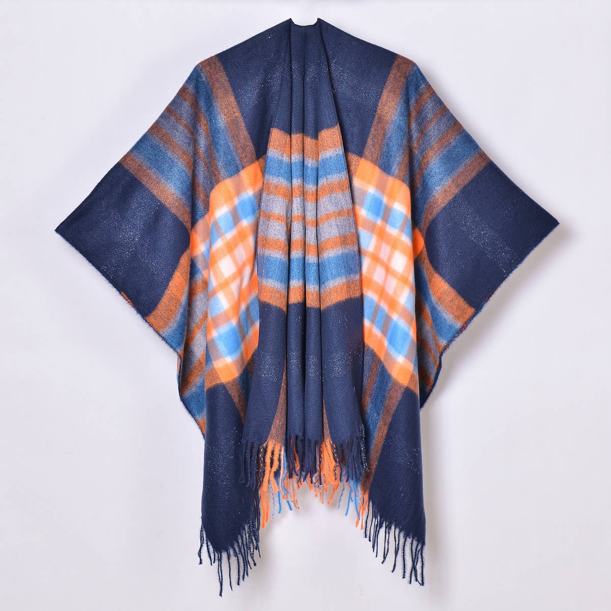 Reversible Plaid Faux Cashmere Scarf ? Winter Wrap