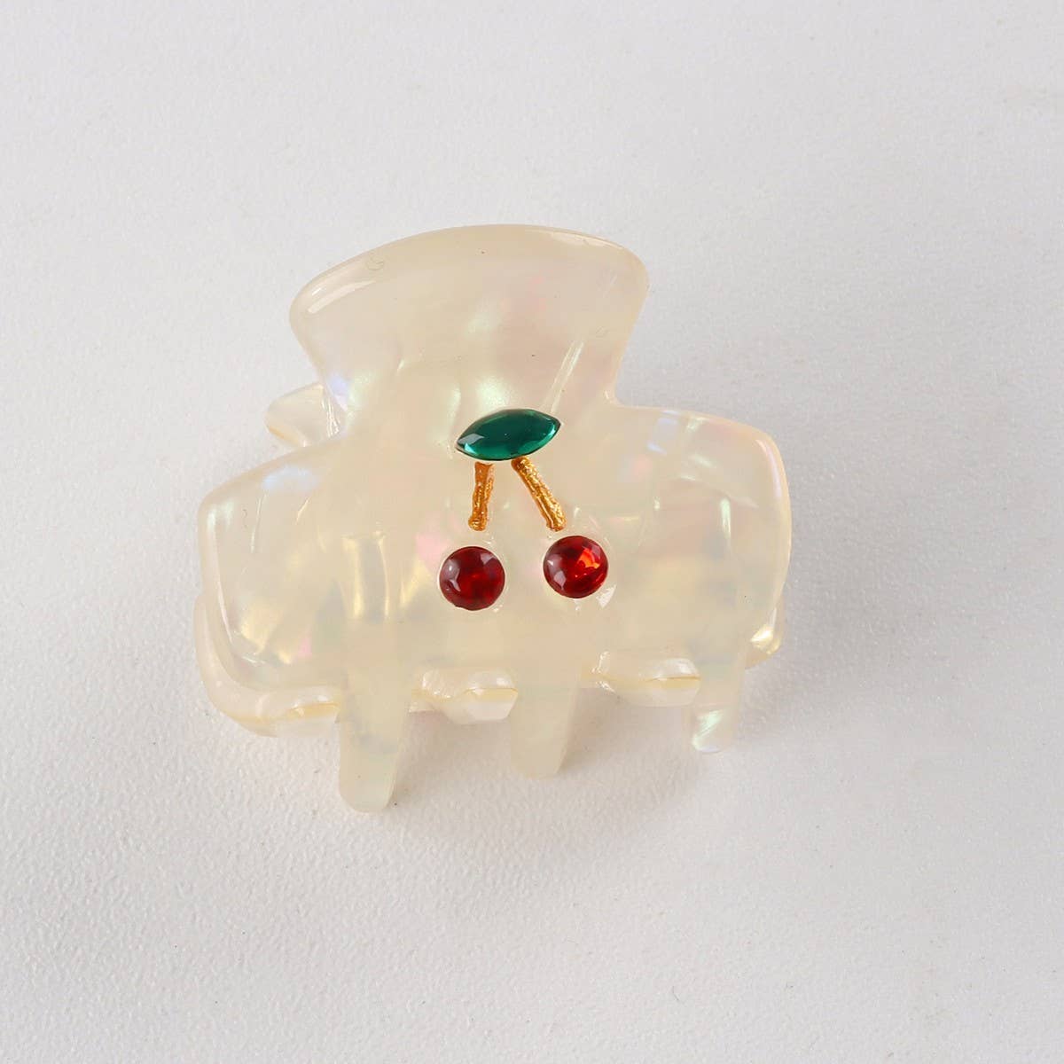 CWAHA1406_CHERRY SMALL HAIR CLAW CLIP,SUMMER SET