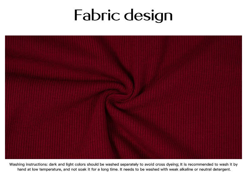 TEMPERAMENT SLIM SOLID COLOR LONG SLEEVE TOP