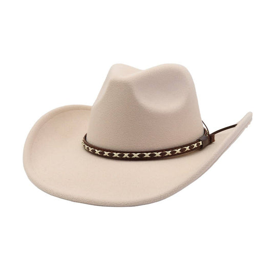 Ethnic Style  Felt Cowboy Western Hat_CWAH04410