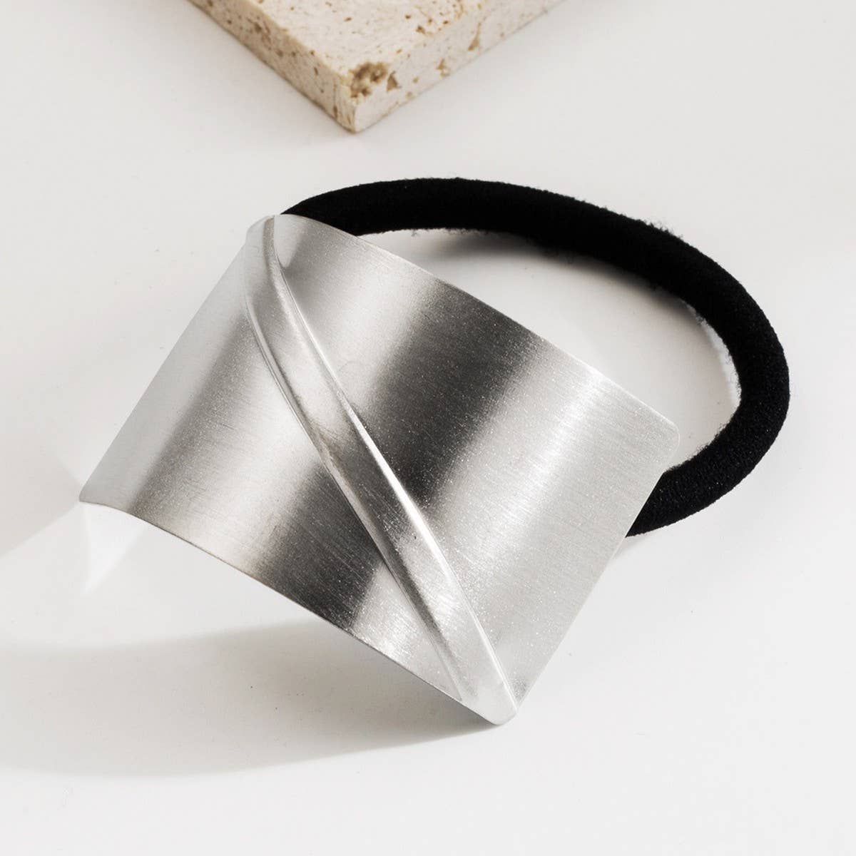 Matte Star Elastic Hair Tie for Chic Low Ponytail