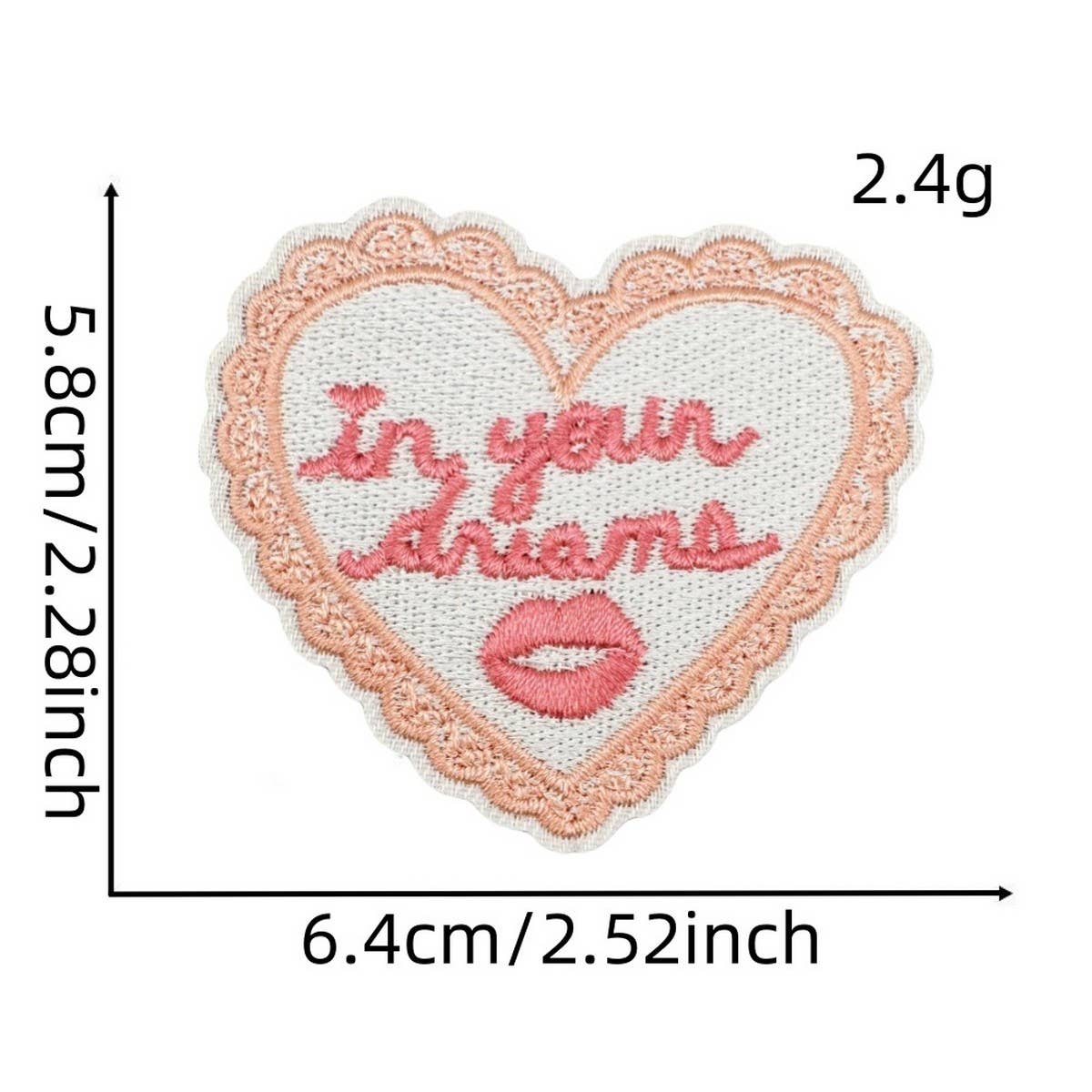 CUTE SOLID COLOR CARTOON BOW EMBROIDERED PATCH