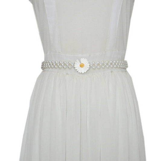 FASHIONABLE ELASTIC DAISY VERSATILE GIRDLE_CWABE0507