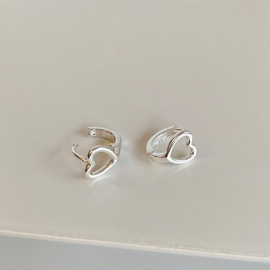 VALENTINE'S DAY SIMPLE HOLLOW HEART EARRINGS