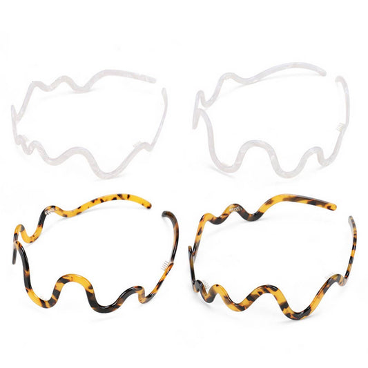 WAVE THIN EDGE HEADBAND ACETATE HEADBAND HAIRPIN