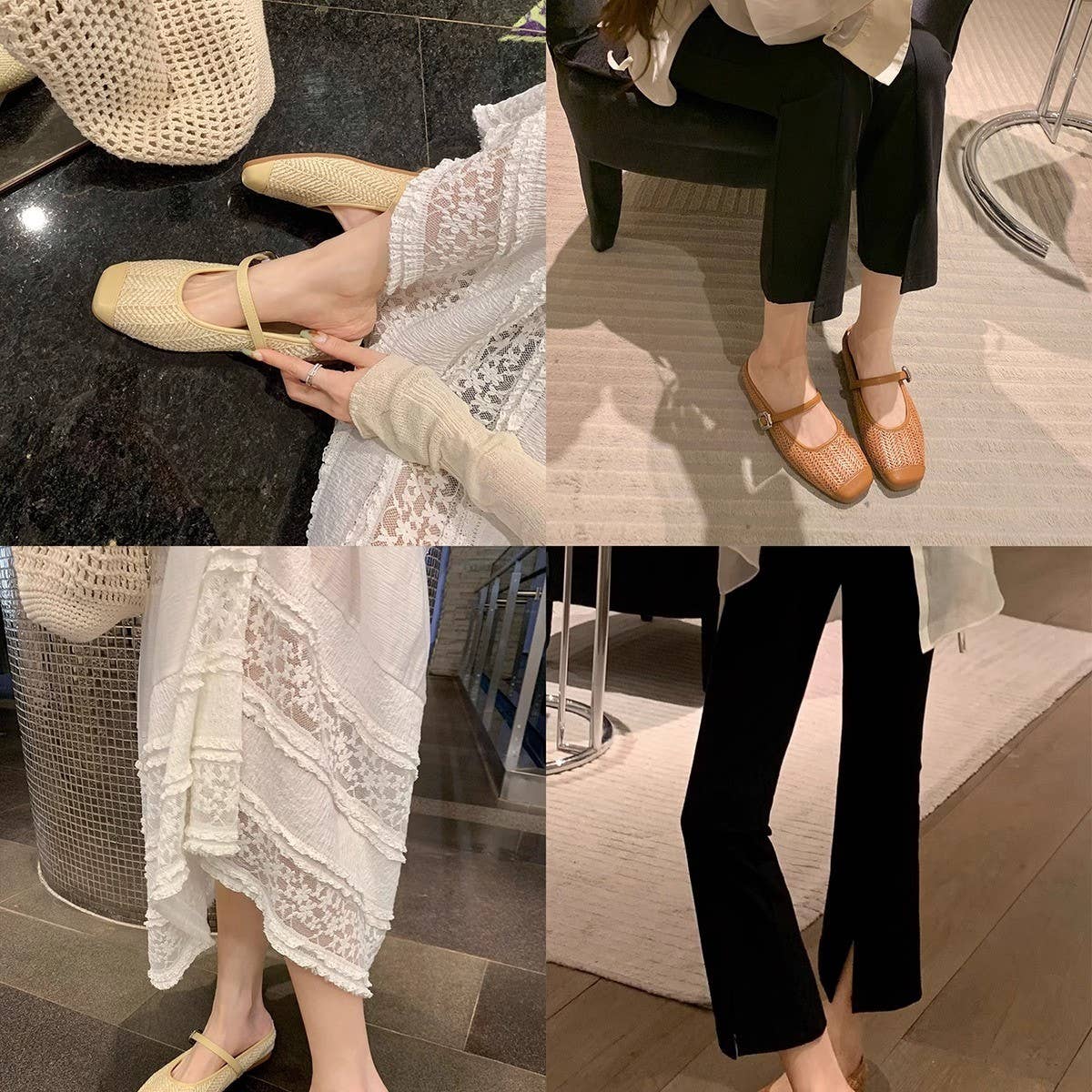 5cm Wedge Straw Slide Sandals for Vacation_CWSHF0158