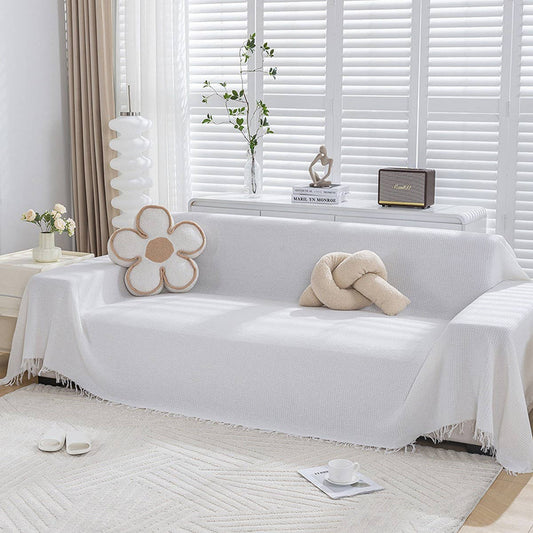 Cotton Sofa Throw Blanket All Season Cover