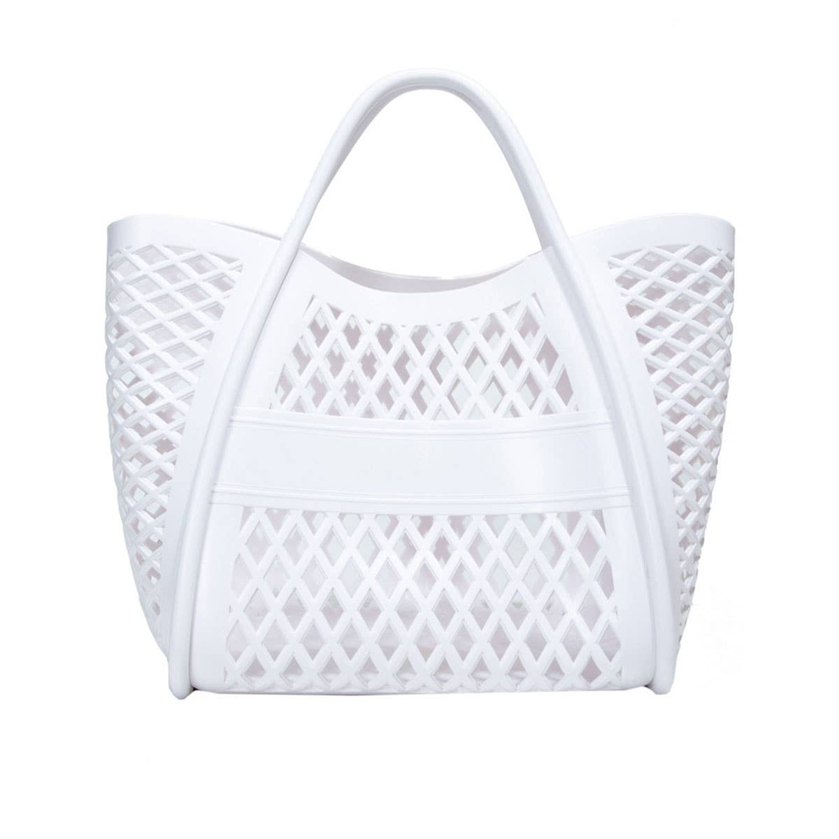 Large-capacity hand-held vegetable basket