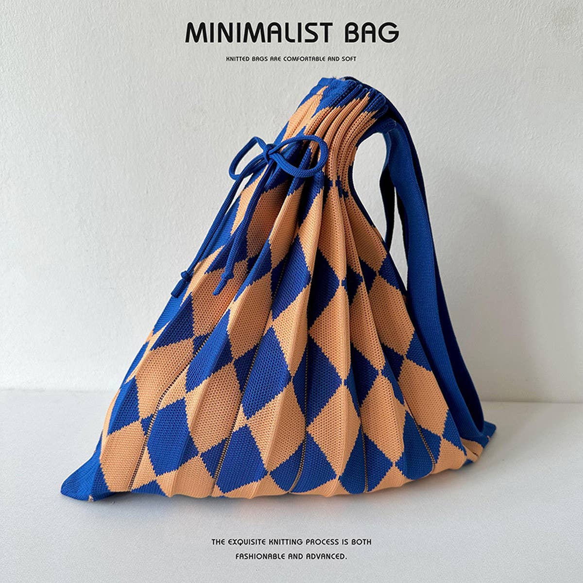 Large Knit Pleated Crossbody Shoulder Bag for Wome_CWAB1533