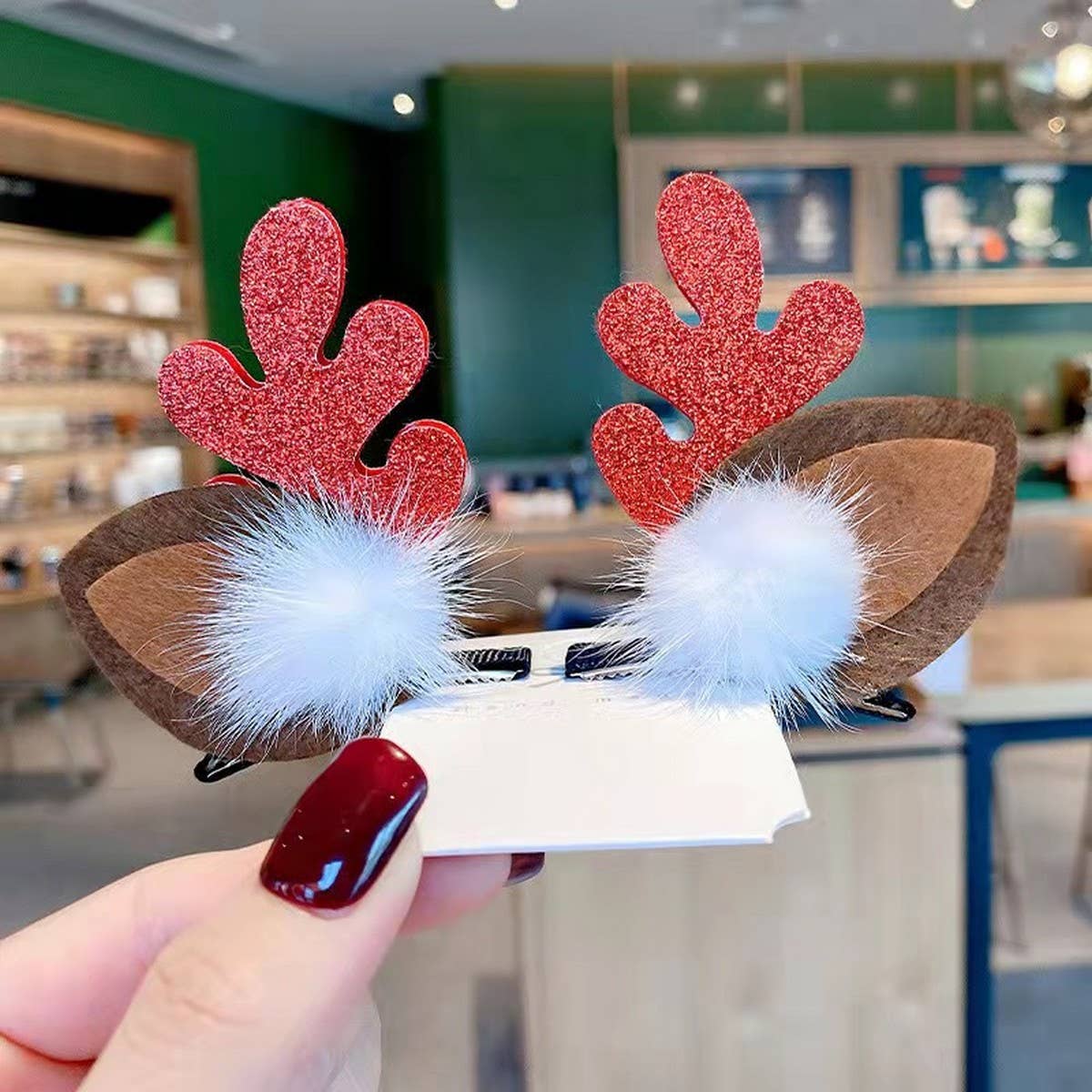 CHRISTMAS CUTE ELK HORN HAIRPIN HAIR ACCESSORIES