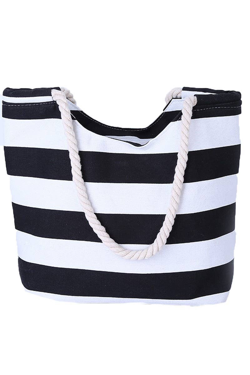 STRIPE COOL SHOPPER BEACH BAGS_CWAB320