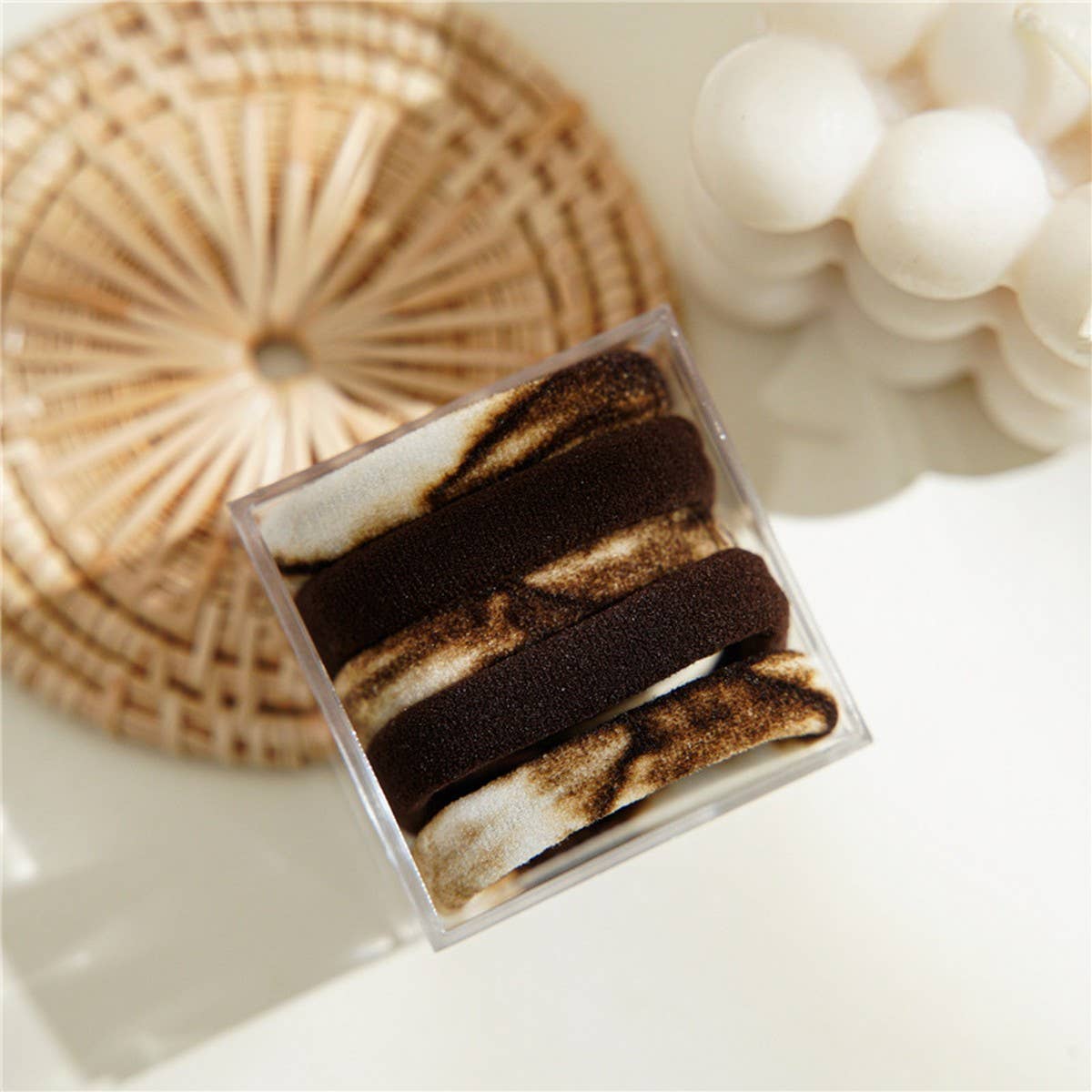 RETRO COLOR TIE-DYE HIGH ELASTIC HAIR TIES_CWAHA1123