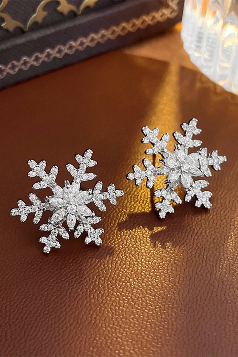 SNOW STUD EARRINGS_CWAJE0335