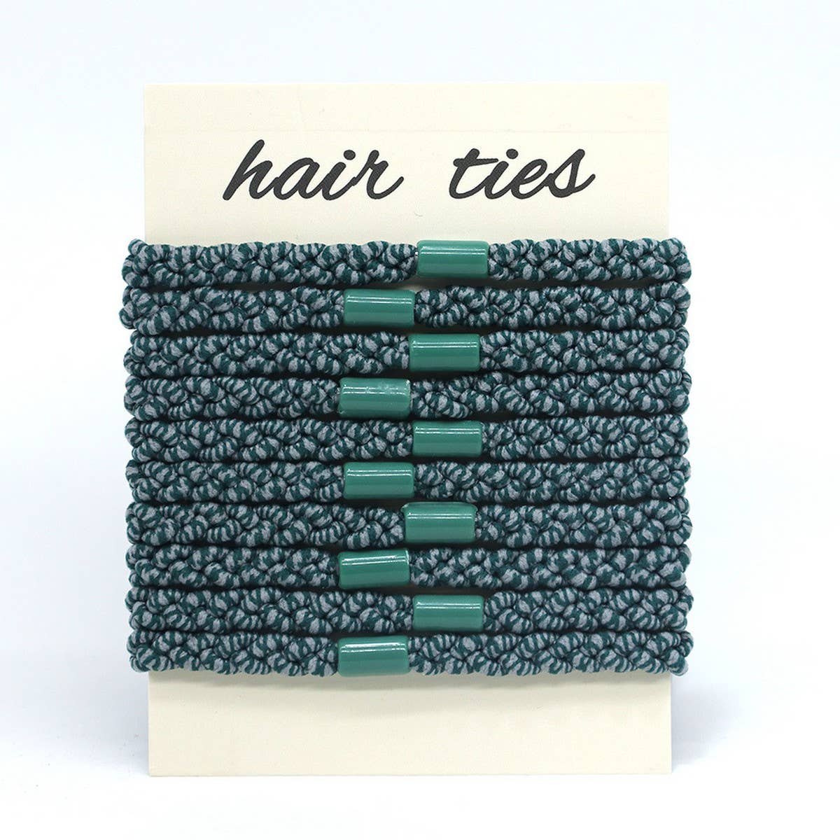 COLORBLOCK WEAVING COMMUTING HAIR SCRUNCHIES