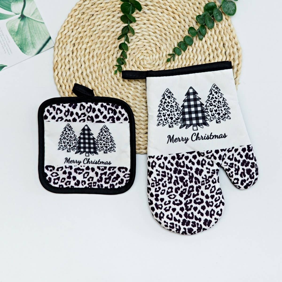 CHRISTMAS SERIES BAKING ANTI-SCALDING GLOVES