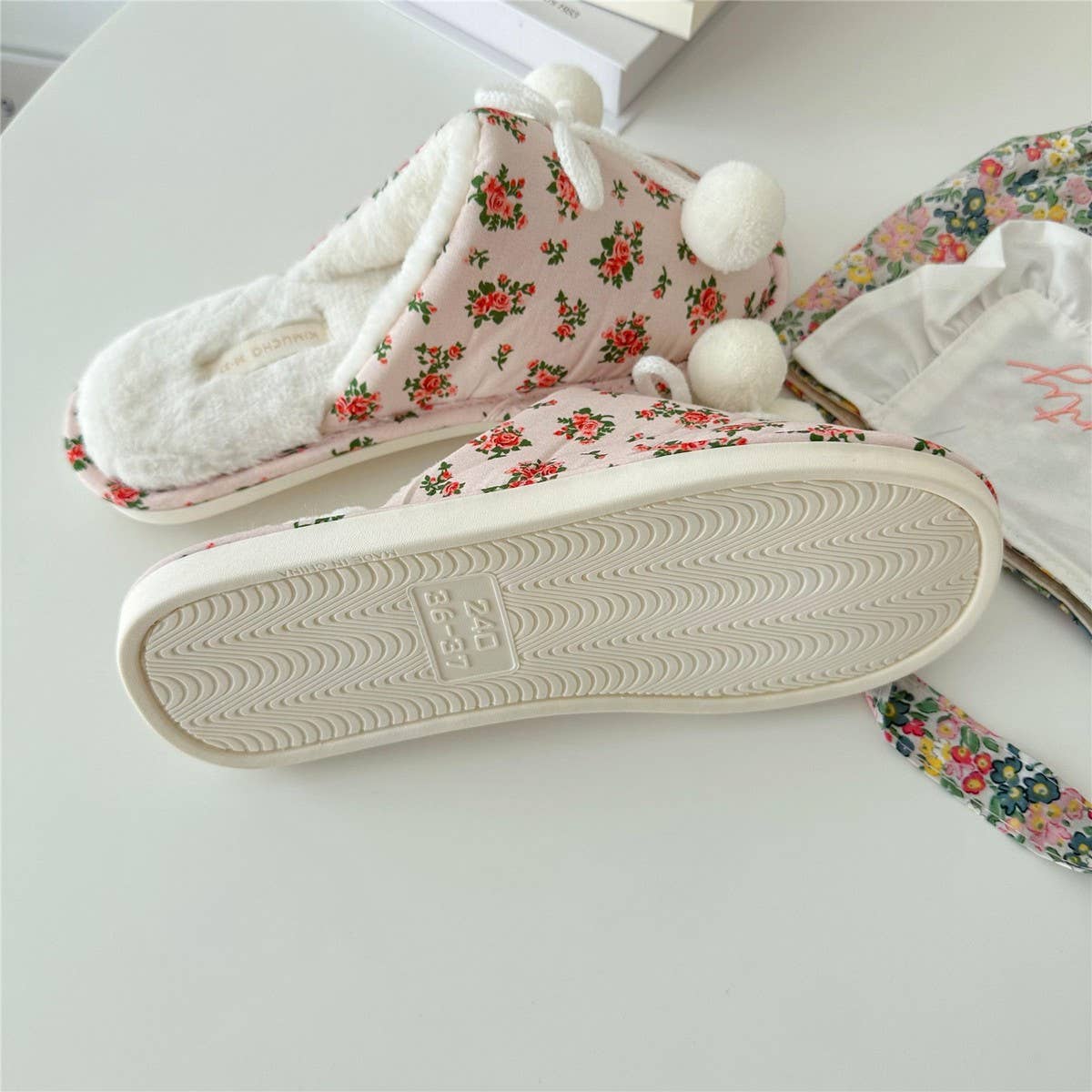 WINTER WARM HOME THICK-SOLED COTTON SLIPPERS