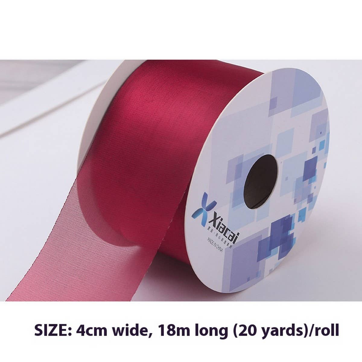 GOLD SATIN FROSTED RIBBON DECORATIVE RIBBON