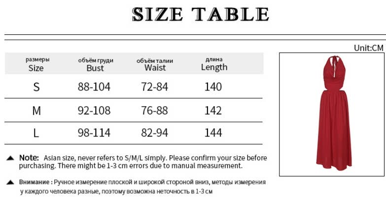 CWDMD5050_SEXY CUT-OUT  WAIST REVEAL HALTER MAXI DRESS