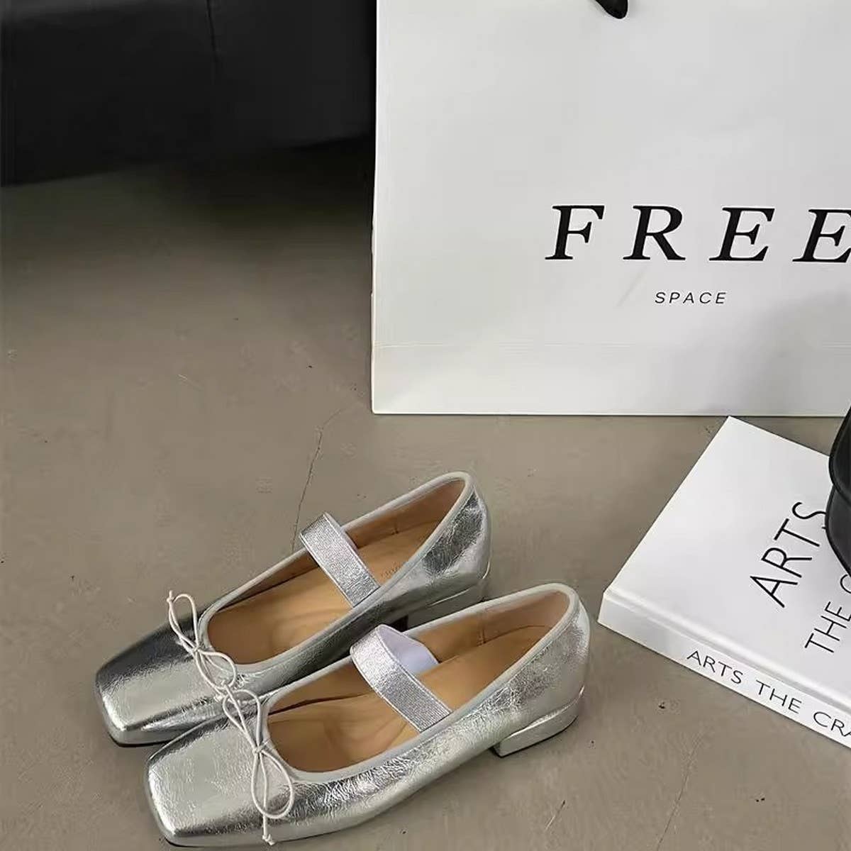 Sweet Bow Mary Jane Ballet Low Heel Shoes