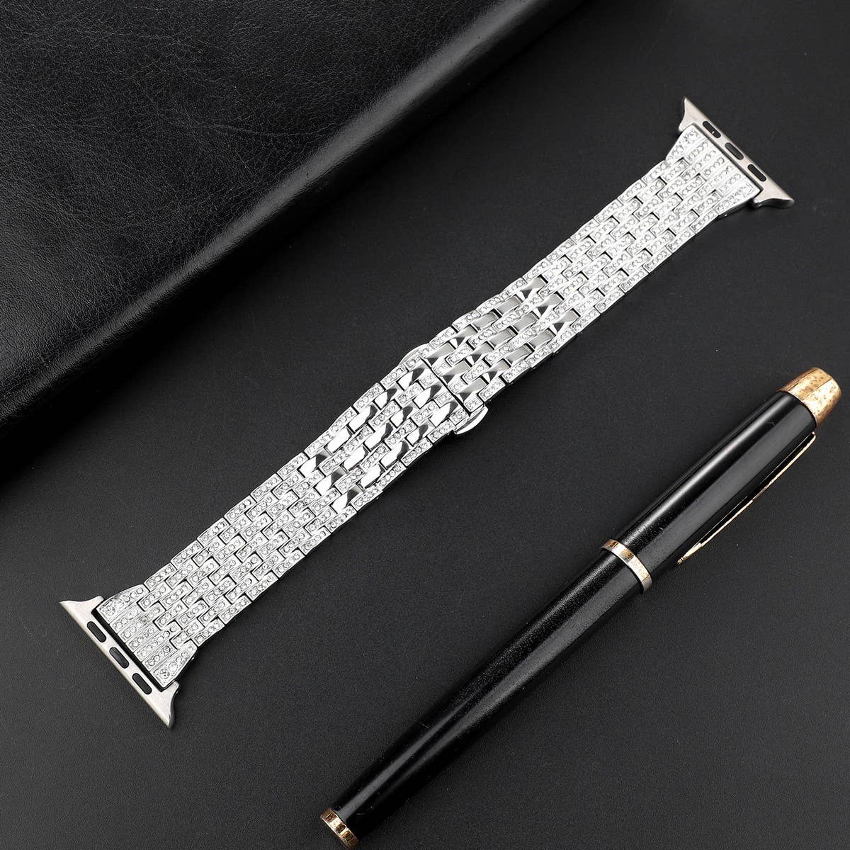 APPLE WATCH9 BEADED DIAMOND STRAP_CWWW0051