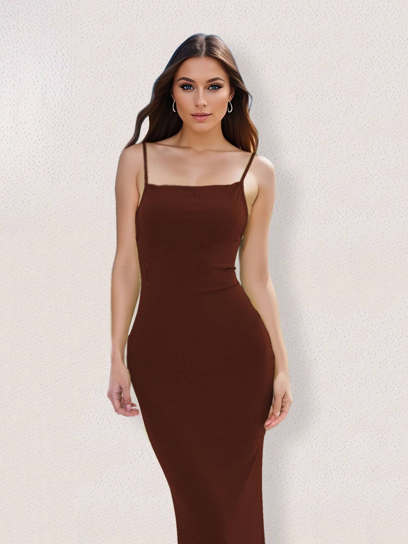 SEXY BACKLESS PLEATED SLIM HALTER DRESS