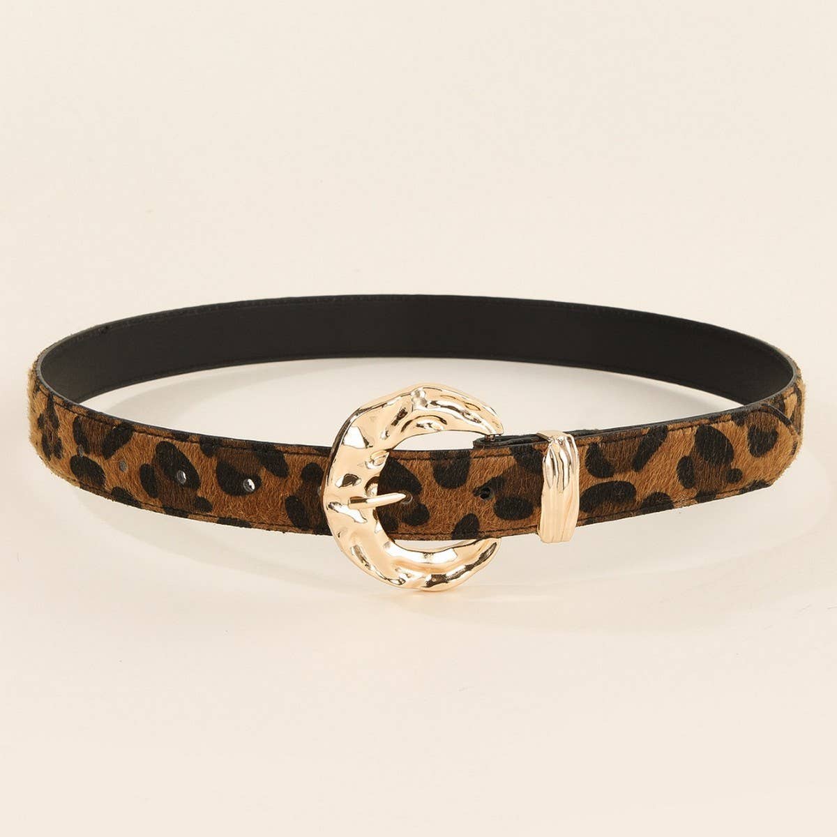 FASHION BELT LEOPARD SNAKE PRINT BELT_CWMM3933