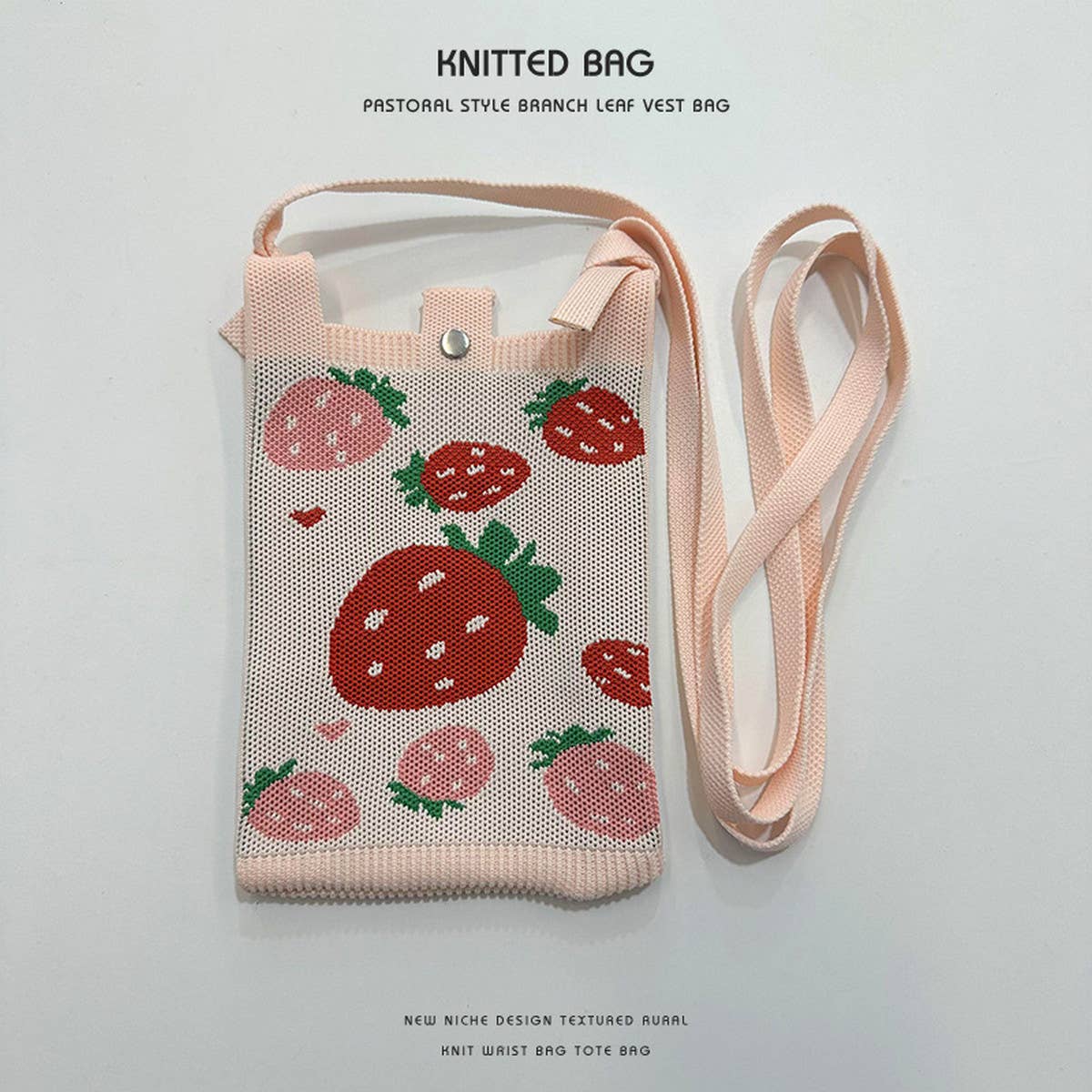 NEW STYLE CARTOON PUPPY KNITTED CROSSBODY BAG_CWAB2382