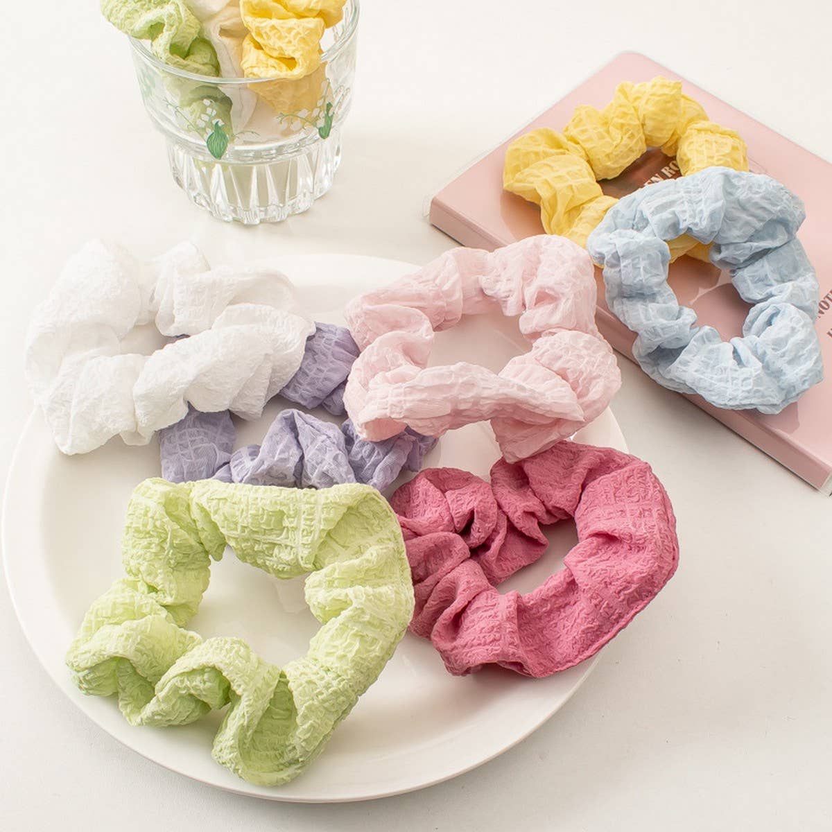 SCRUNCHIES ELASTIC HAIR BANDS_CWAHA1796