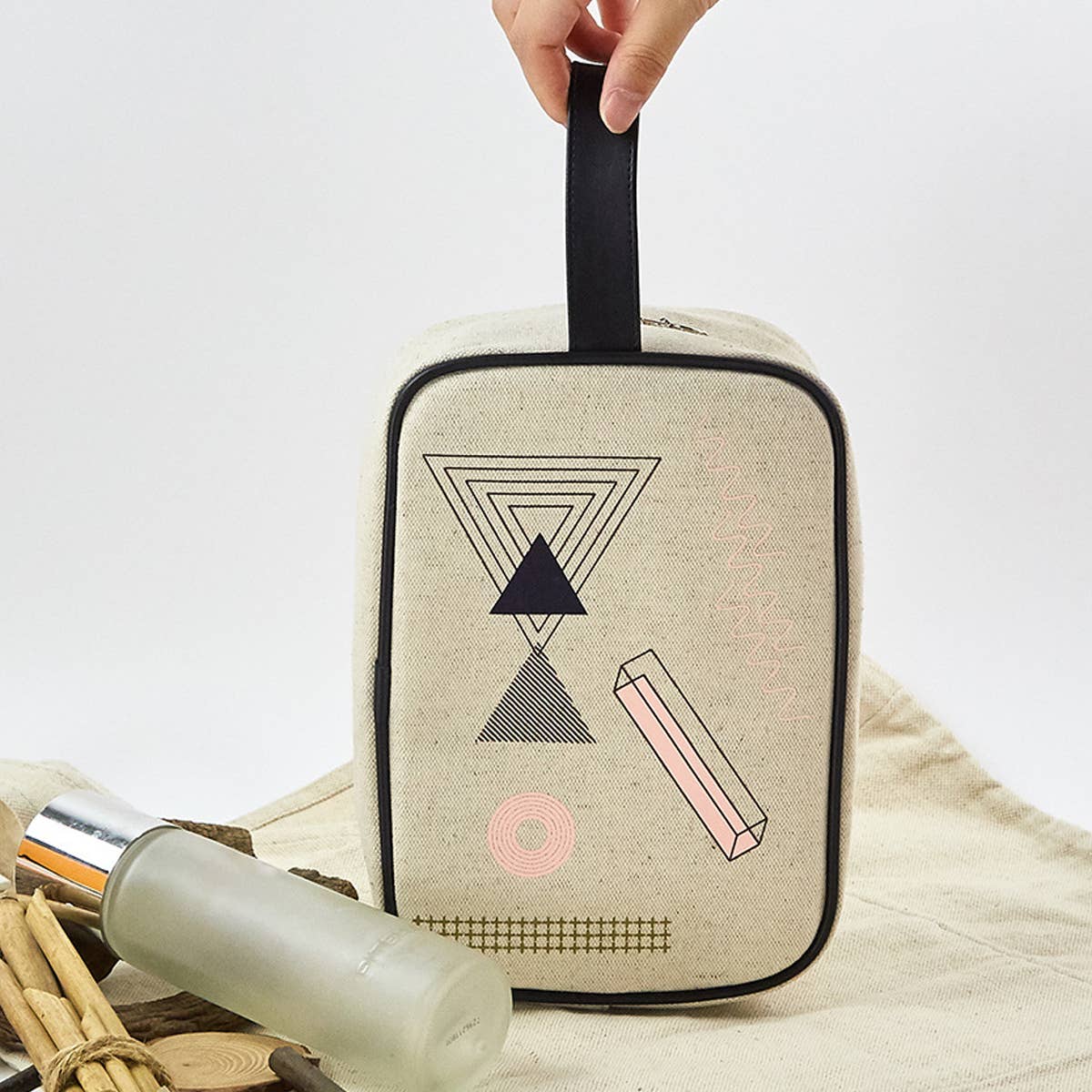 LARGE CAPACITY PORTABLE STORAGE BAG COSMETIC BAG_CWAB1845