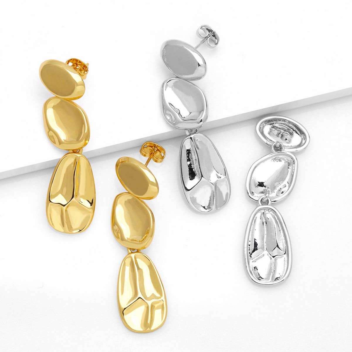 SIMPLE AND STYLISH IRREGULAR PENDANT EARRINGS