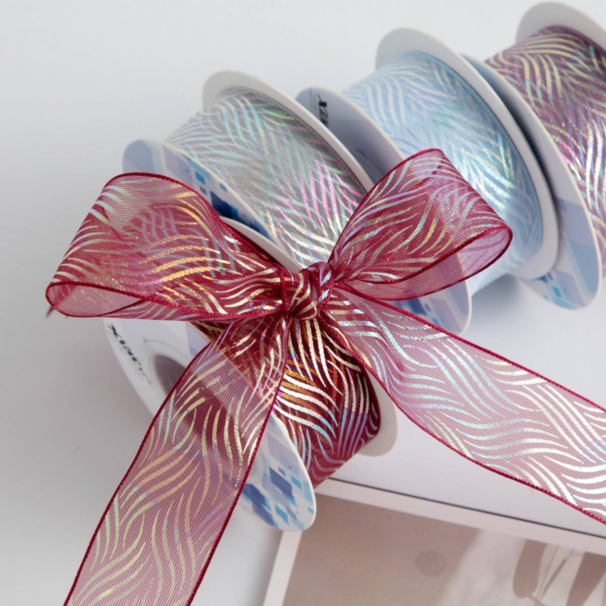 GIFT RIBBON TIED FLOWER PACKAGING MATERIALS